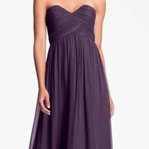 Donna Morgan Eggplant Bridesmaid Dress Size 4